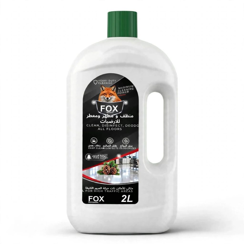 FOX Floor Cleaner, Disinfectant & Deodorizer (Pine Scent – 2L)
