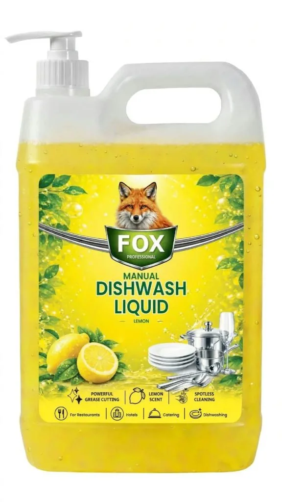 FOX Professional Manual Dishwash Liquid Lemon