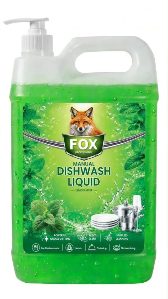 FOX Manual Dishwash Liquid (Lemon Mint)