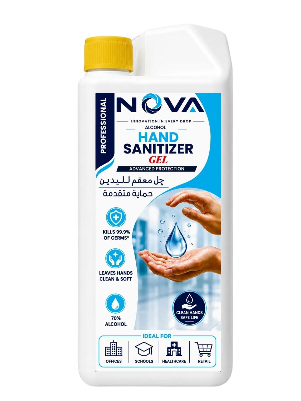 NOVA Alcohol Hand Sanitizer Gel 70%