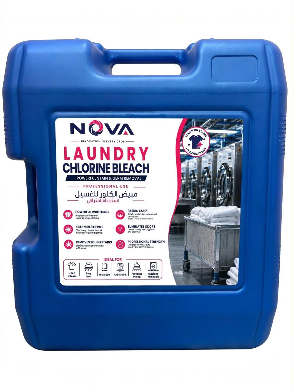 NOVA Professional Laundry Chlorine Bleach